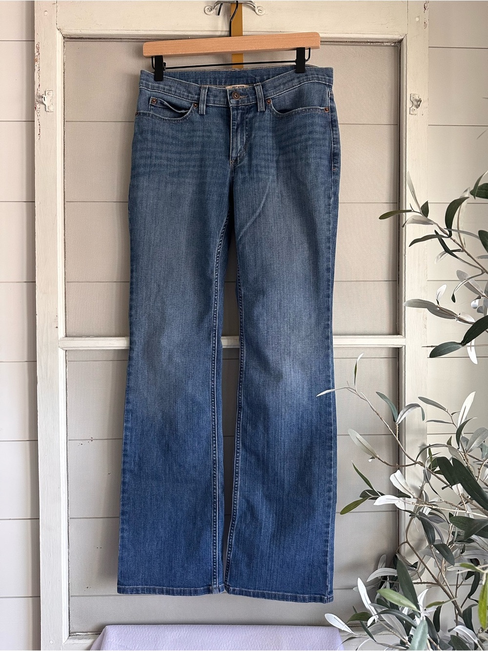 Duluth Trading Co. Women's Blue Boot Cut Jeans